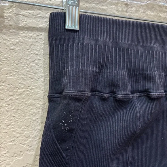 Free People Movement FP Ribbed Leggings Vintage Black Size XS / S - Picture 7 of 10